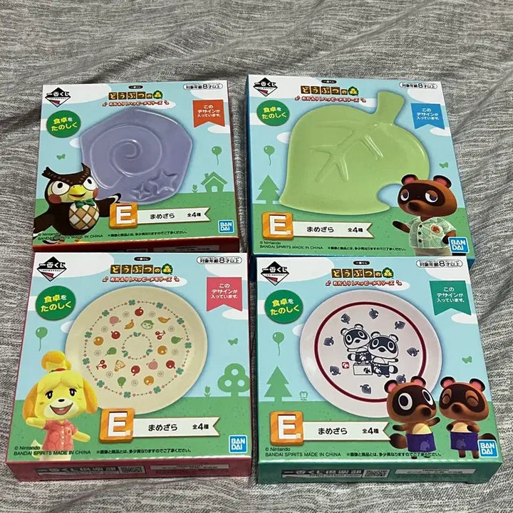 [BUNJANG] Animal Crossing Kuji E-Shang Dish Set / [오늘만/일괄] 동물의숲 쿠지 e상 접시 세트