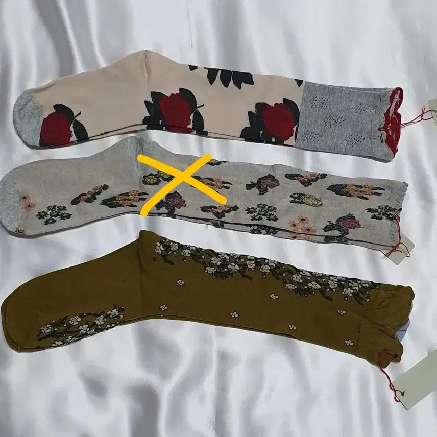 [BUNJANG] mina perhonen Flower Pattern Socks / 겨자 플라워 꽃패턴 mina perhonen 미나 페르호넨 양말 삭스