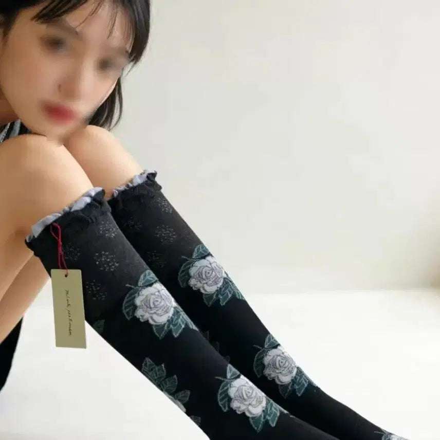 [BUNJANG] mina perhonen Flower Pattern Socks / 겨자 플라워 꽃패턴 mina perhonen 미나 페르호넨 양말 삭스