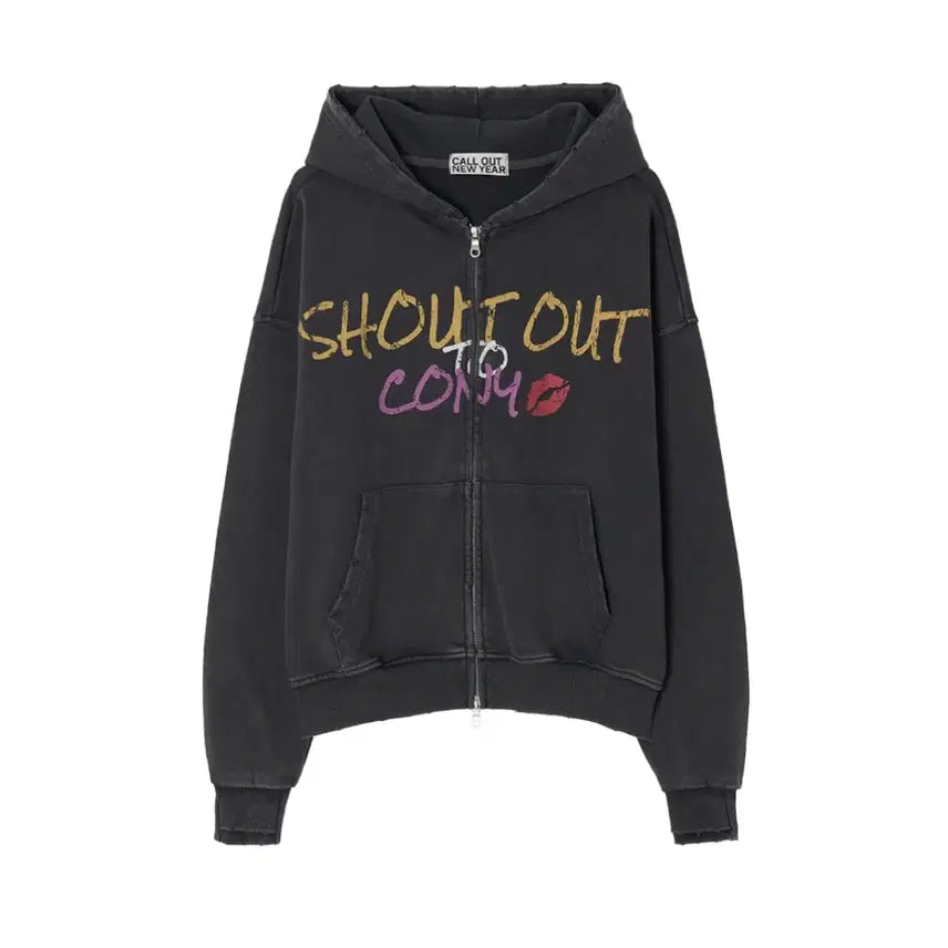 [BUNJANG] Call Out New Year Graphic Hoodie / 콜아웃뉴이어_ SHOUT OUT TO CONY GRAPHIC HOODIE