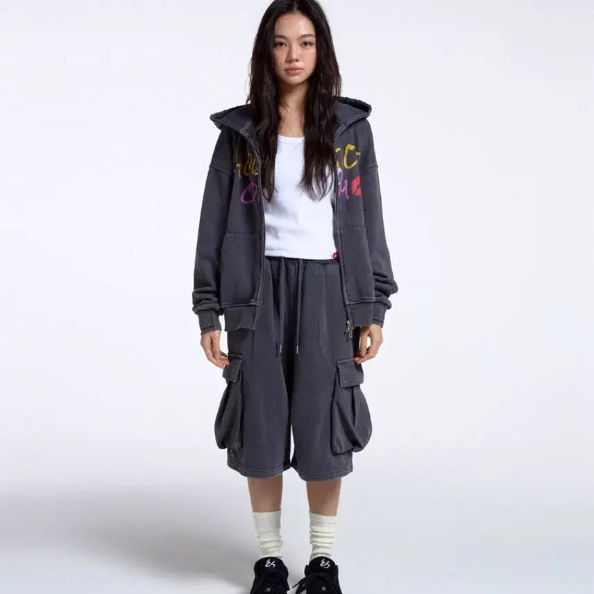 [BUNJANG] Call Out New Year Graphic Hoodie / 콜아웃뉴이어_ SHOUT OUT TO CONY GRAPHIC HOODIE