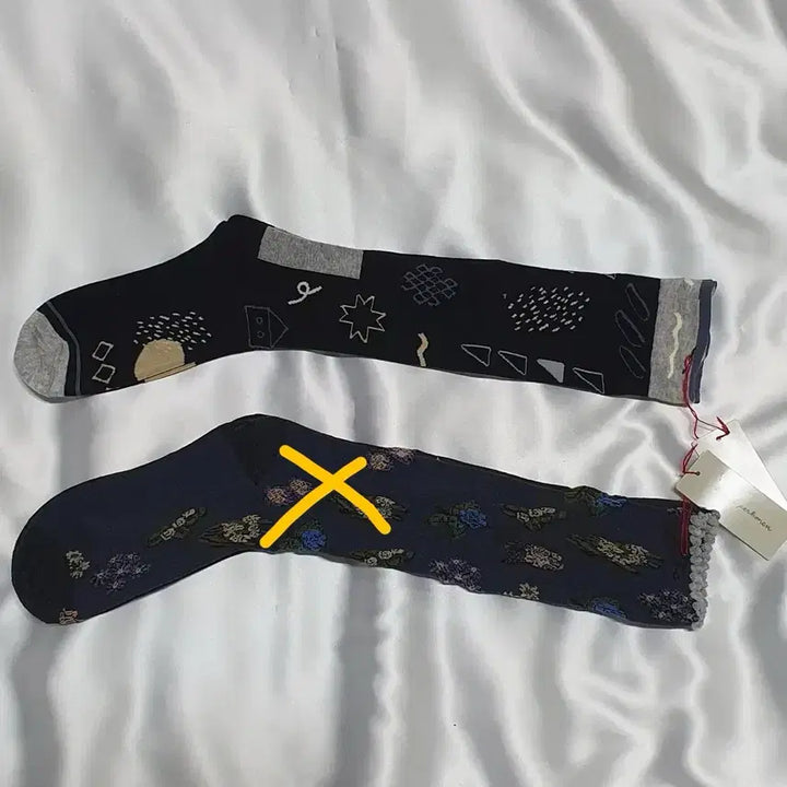 [BUNJANG] mina perhonen Flower Pattern Socks / 도형 플라워 꽃패턴 mina perhonen 미나 페르호넨 양말 삭스