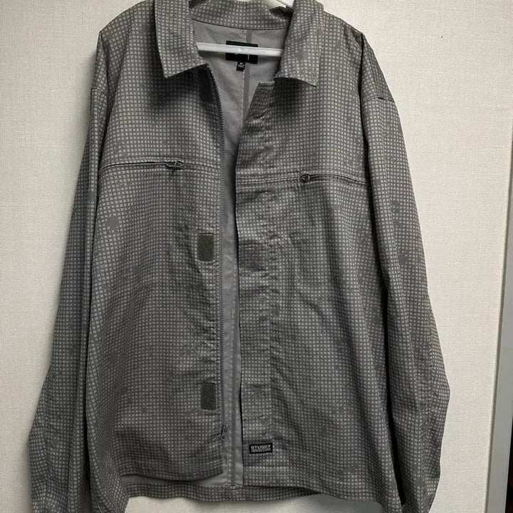 [BUNJANG] Stussy Check Zip Shirt / 스투시 체크 지퍼 셔츠