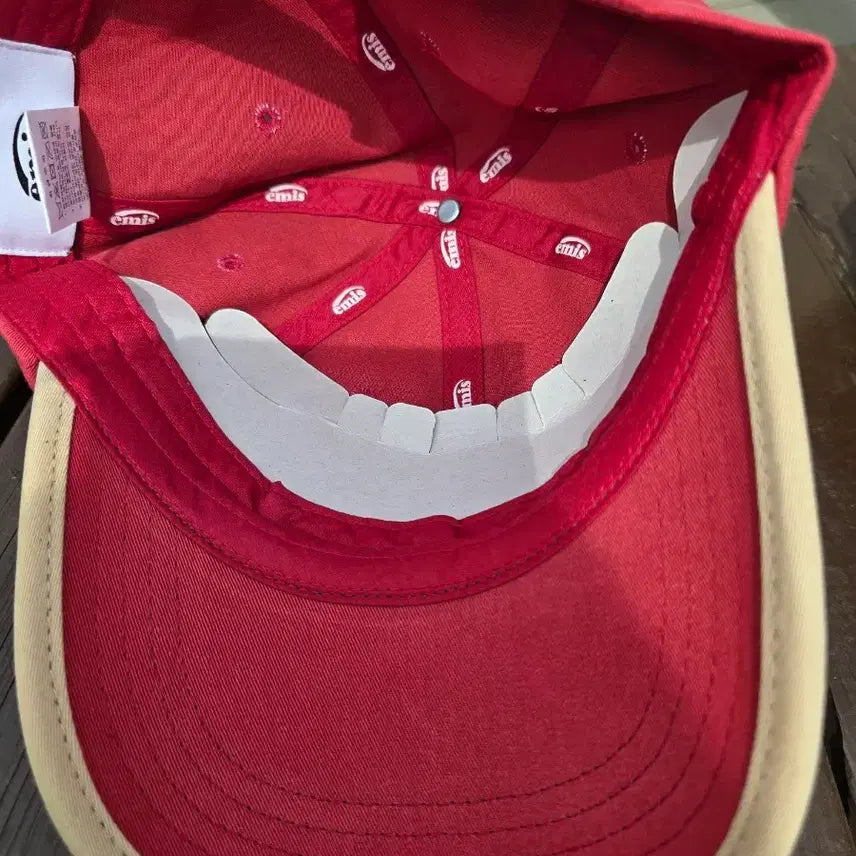 [BUNJANG] Emis Logo Detail Baseball Cap / emis 이미스 볼캡 모자 오렌지/핑크/레드/그레이.개당가격