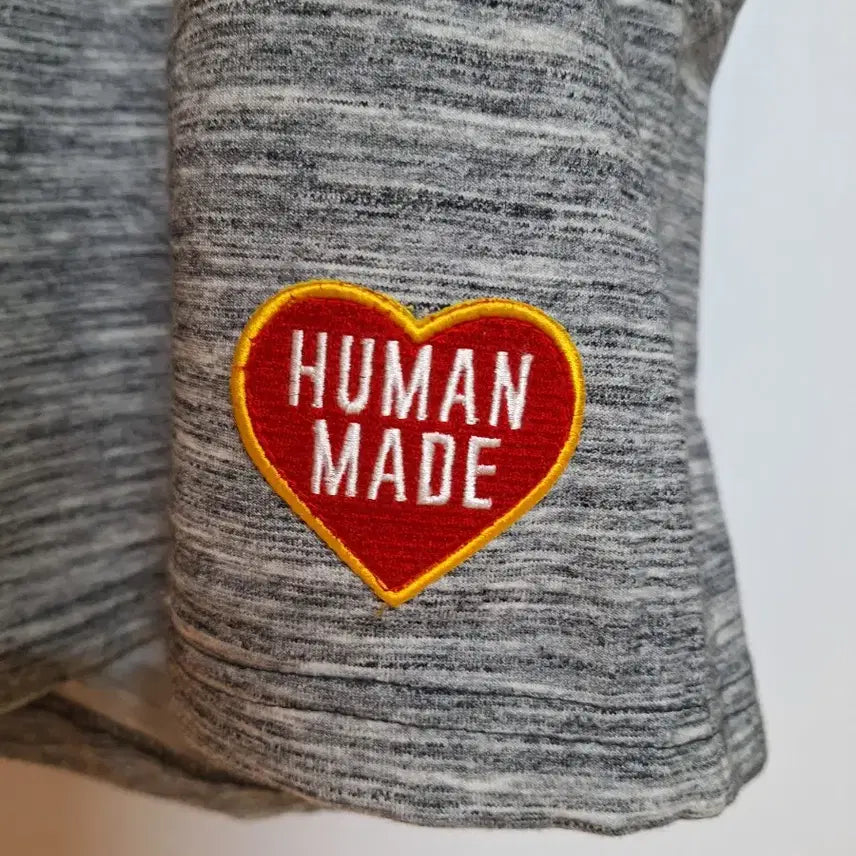 [BUNJANG] Human Made Heart Logo Gray Shorts / 휴먼메이드 하트 로고 반바지 그레이 새상품