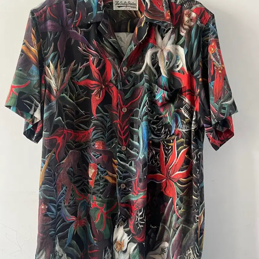 [BUNJANG] Wacko Maria L Flower Pattern Shirt / 와코마리아 L