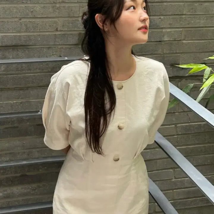 [BUNJANG] NICE CLAUP Ivory Dress / 나이스클랍 원피스 새상품 정장 원피스 데이트룩