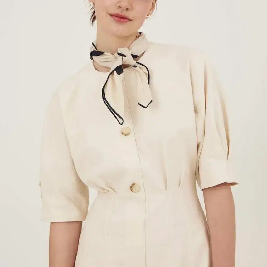 [BUNJANG] NICE CLAUP Ivory Dress / 나이스클랍 원피스 새상품 정장 원피스 데이트룩