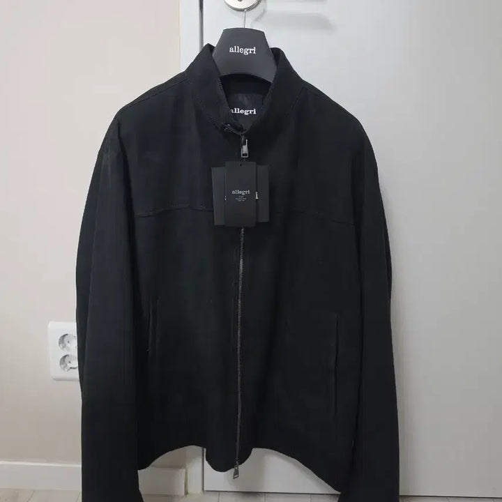 [BUNJANG] Allegri 26ss Suede Harrington Jacket / 새상품 26ss 알레그리 스웨이드 자켓 헤링턴 블루종 점퍼 110size