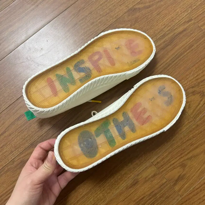 [BUNJANG] LIUNIC White Sneakers (New) / LIUNIC 류닉 화이트 스니커즈 새상품