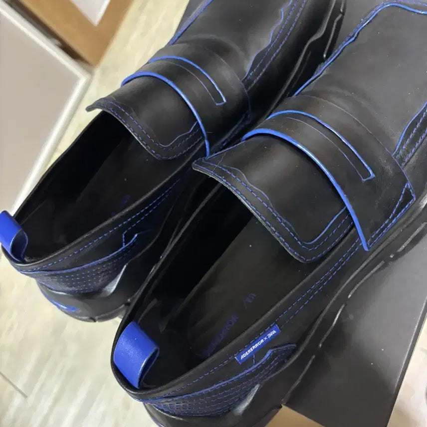 [BUNJANG] ZARA x ADERERROR Leather Track Sole Loafers / ZARA X 아더에러 레더 트랙 솔 로퍼 블랙 290