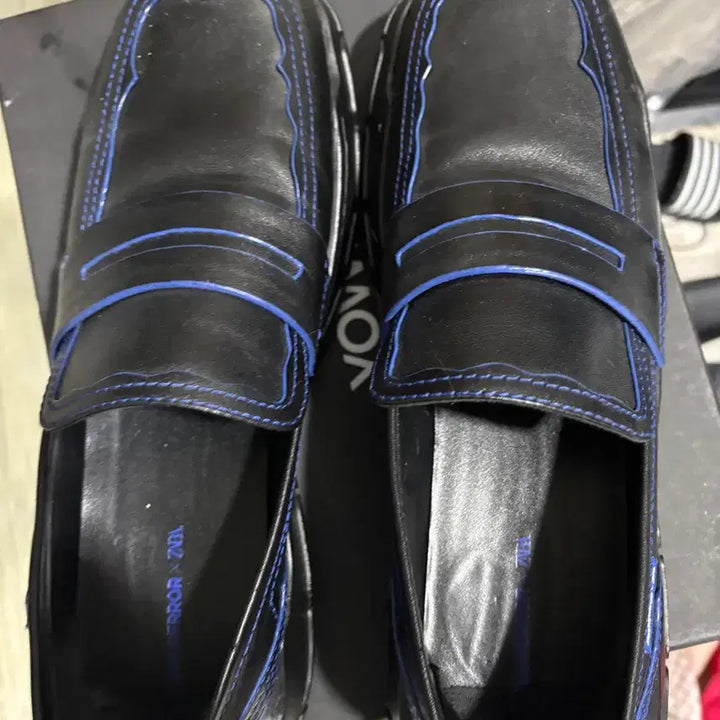 [BUNJANG] ZARA x ADERERROR Leather Track Sole Loafers / ZARA X 아더에러 레더 트랙 솔 로퍼 블랙 290