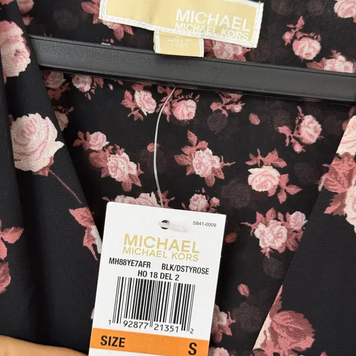 [BUNJANG] Michael Kors Rose Pattern Mini Dress / 마이클코어스 새상품 원피스 택o 급처