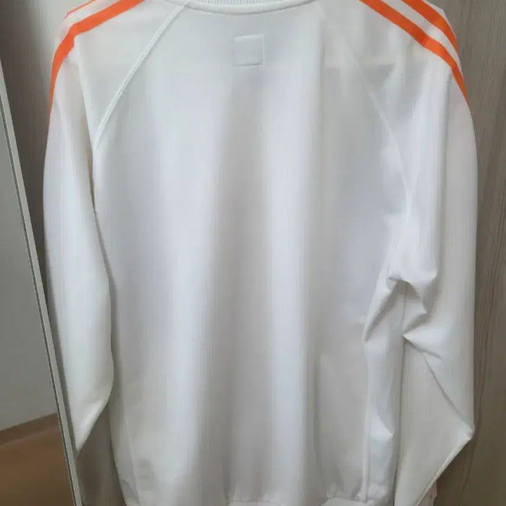 [BUNJANG] Adidas Vintage Track Jersey White Orange / 희귀 빈티지 아디다스 트랙 져지 흰색 주황색 정품