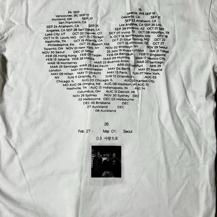 [BUNJANG] Wave to Earth Love Short Sleeve T-shirt / wave to earth 사랑으로 반팔 티셔츠