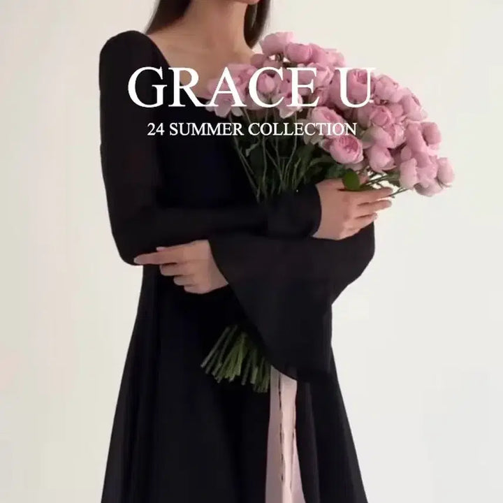 [BUNJANG] Grace U Della Dress (Beige, Black, Pink) - New / 그레이스유 델라 원피스 새상품 S (베이지,블랙,핑크) 핀드려요
