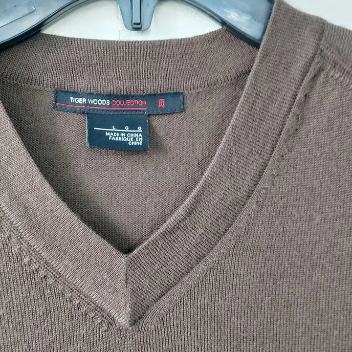 [BUNJANG] Nike Tiger Woods Collaboration 100% Wool Vest - Brown, Men&