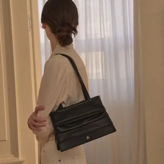 [BUNJANG] Dearis Plissee Shoulder Bag / 디어니스 플리셰 숄더백 새상품