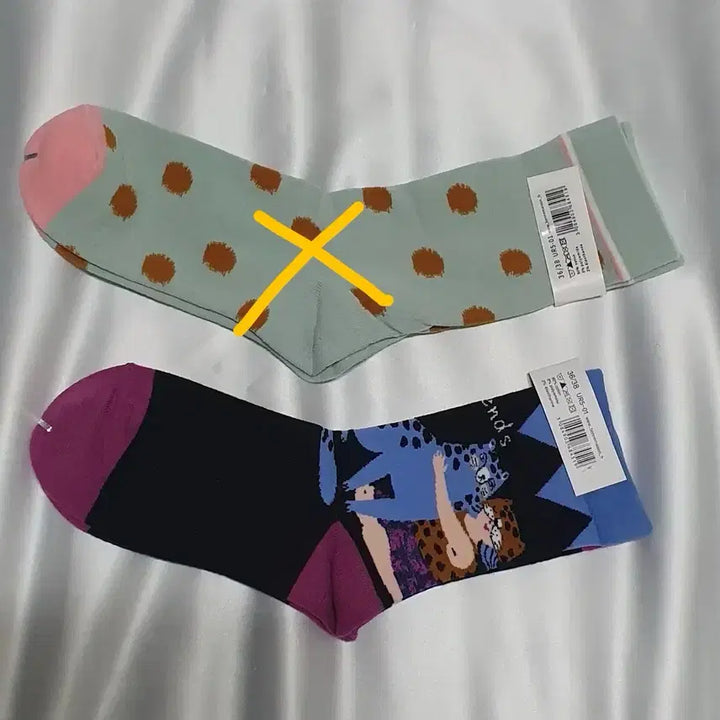 [BUNJANG] Bon Maison Leopard Pattern Socks / 민트 핑크 겨자 레드퍼플 블루 표범 본메종 양말