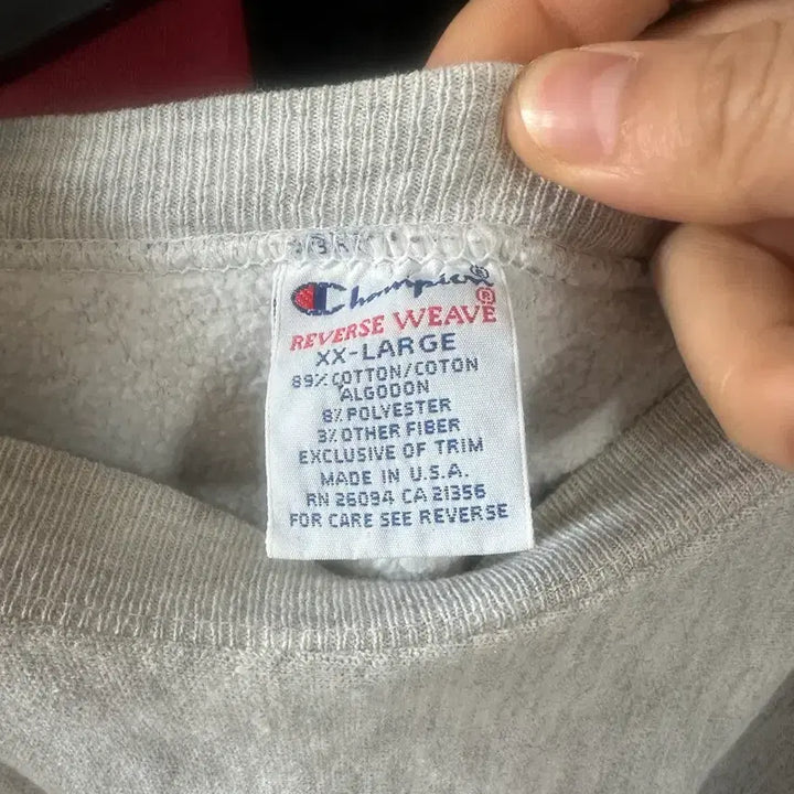 [BUNJANG] Champion 90s Vintage Sweatshirt XXL / 챔피온 90s 빈티지 스웻셔츠 XXL made in USA
