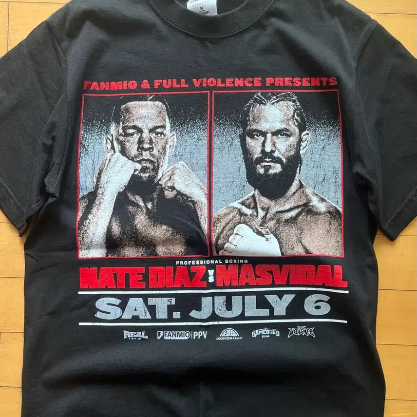 [BUNJANG] Masvidal Nate Diaz Graphic T-shirt / 마스비달 네이트디아즈 그래픽티셔츠