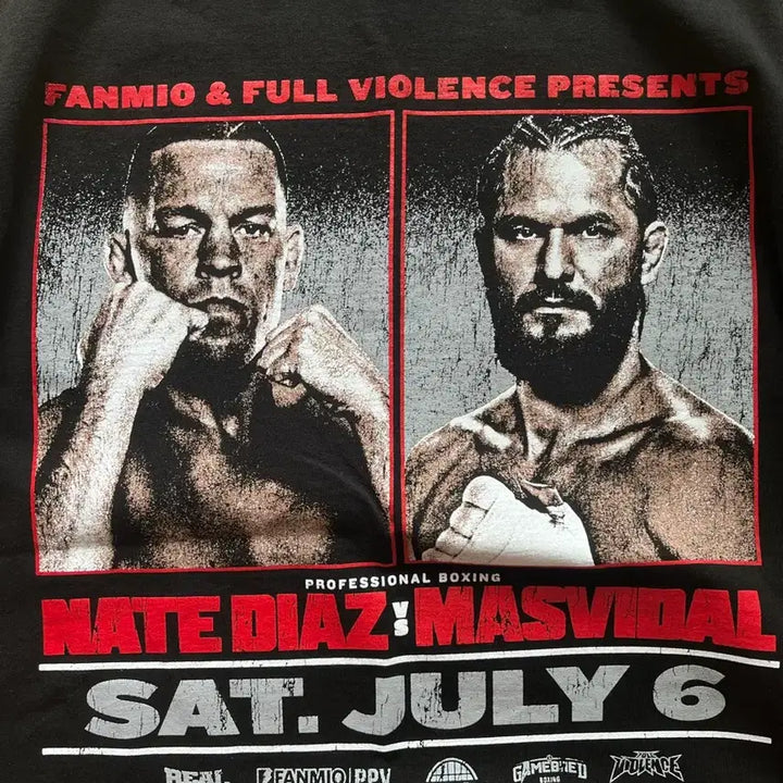 [BUNJANG] Masvidal Nate Diaz Graphic T-shirt / 마스비달 네이트디아즈 그래픽티셔츠