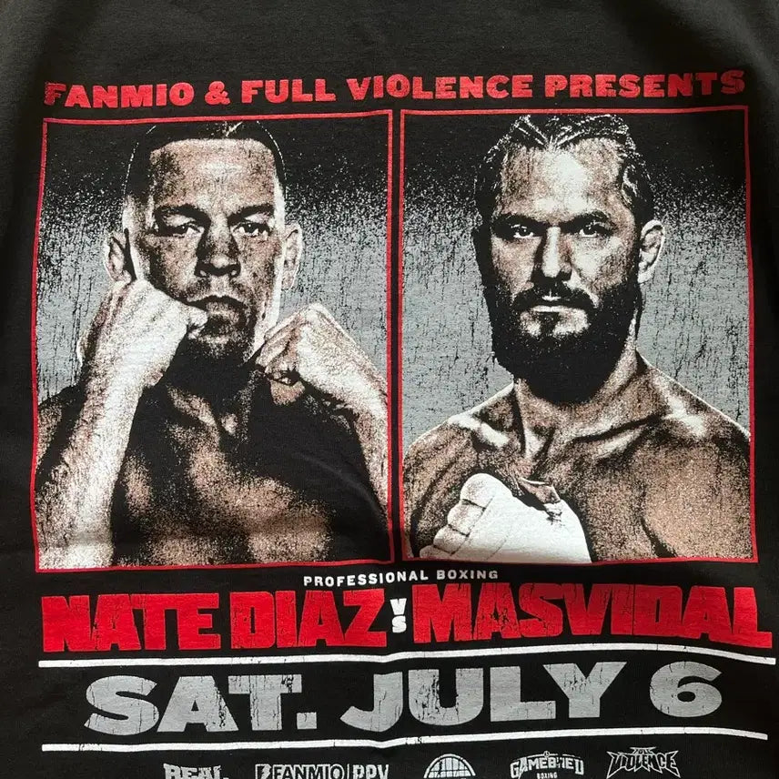 [BUNJANG] Masvidal Nate Diaz Graphic T-shirt / 마스비달 네이트디아즈 그래픽티셔츠