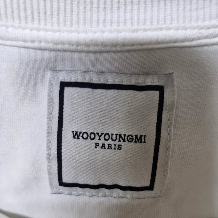 [BUNJANG] Wooyoungmi Short Sleeve T-shirt White / 우영미(남105작은110)반팔 티셔츠 화이트 W243TS07