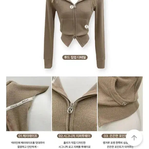 [BUNJANG] Holly Made Poten White Slim Fit Training Hood Zip-Up / 홀리 made 포텐 화이트 슬림핏 트레이닝 후드 집업 후집 허얇골넓