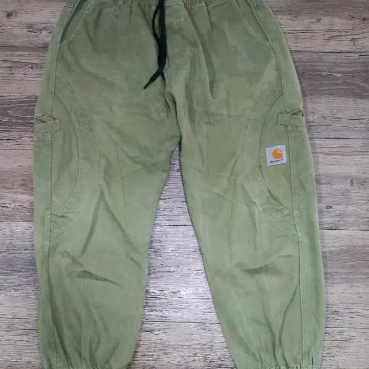 [BUNJANG] Carhartt Olive Jogger Pants / 칼하트 올리브 조거팬츠