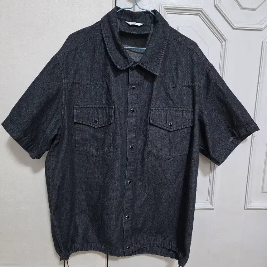 [SOLD OUT] 데꼬로소 웨스턴 반팔 데님 셔츠