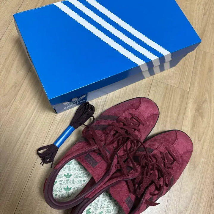 [SOLD OUT] 아디다스 타바코 그루엔 버건디 스웨이드 280사이즈