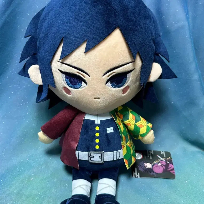 [BUNJANG] Demon Slayer Giyu Plush Doll 27cm / 귀멸의칼날 기유 인형
