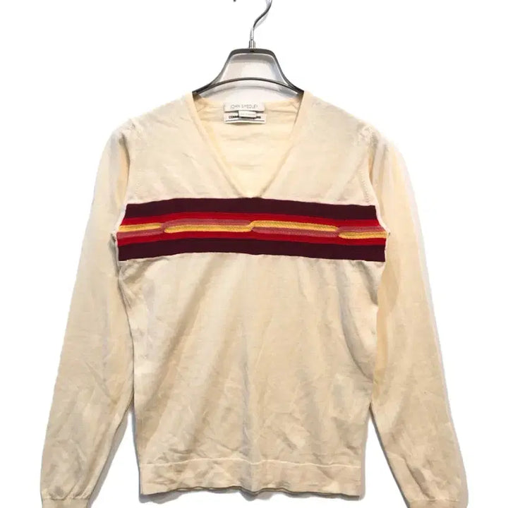 [BUNJANG] Comme des Garçons x John Smedley Fine Merino Wool V-Neck Sweater / 꼼데가르송 x 존 스메들리 파인 메리노 울 브이넥