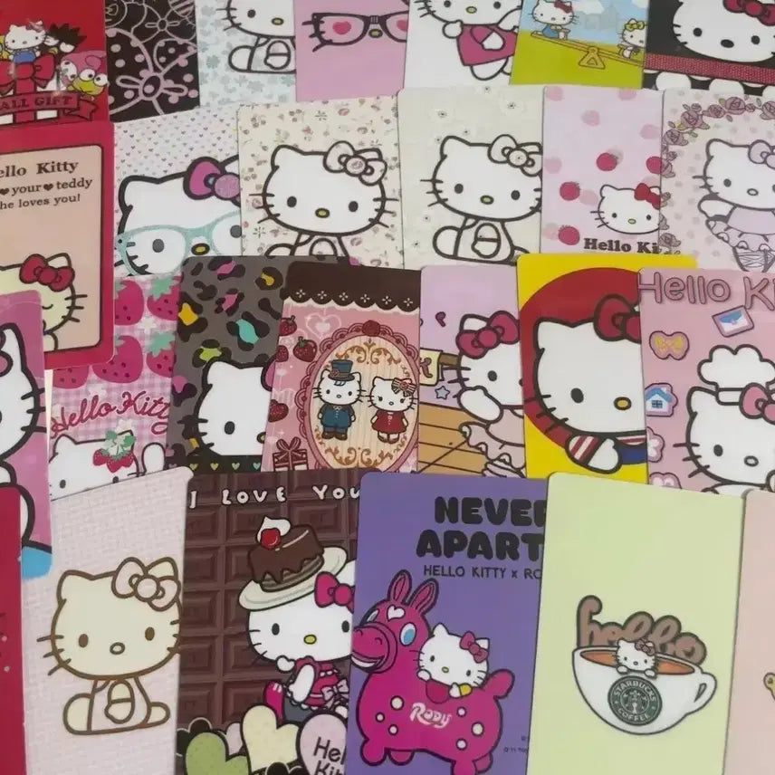 [BUNJANG] Hello Kitty Classic Traffic Card Sticker / 헬로 키티 헬로키티 고전키티 헬로키티 교통카드 스티커