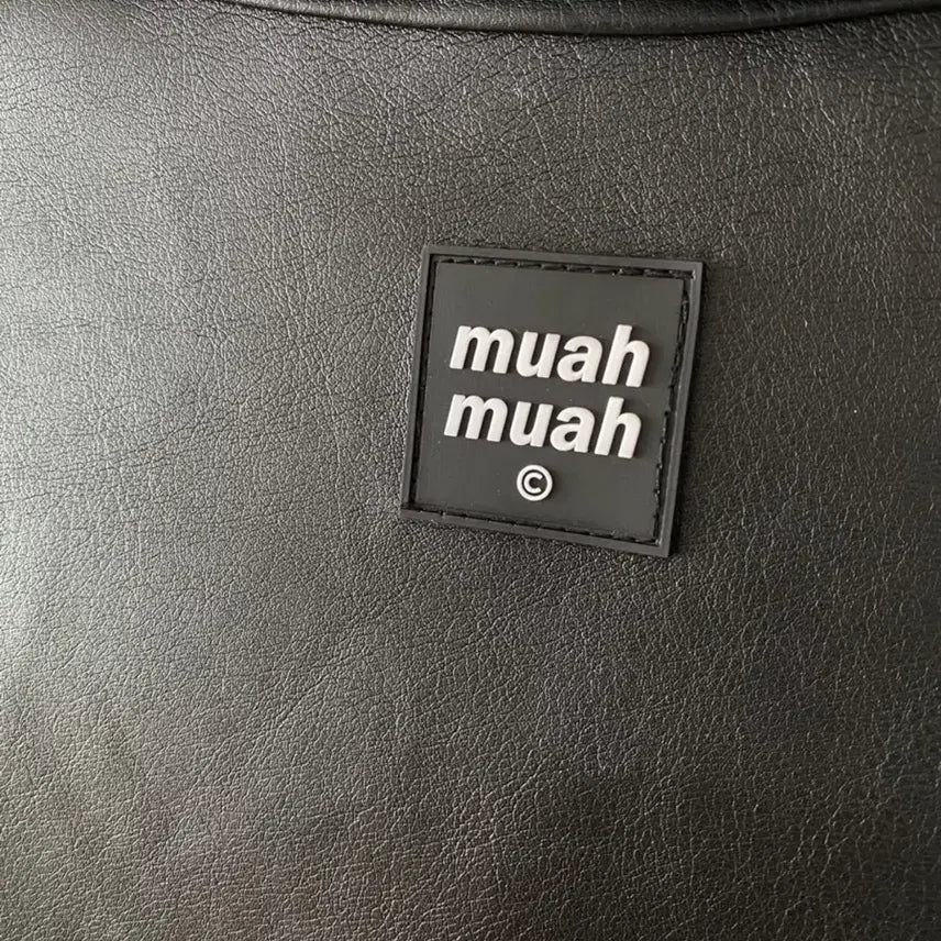 [BUNJANG] Muahmuah Faux Leather Jacket / 무아무아 레자자켓