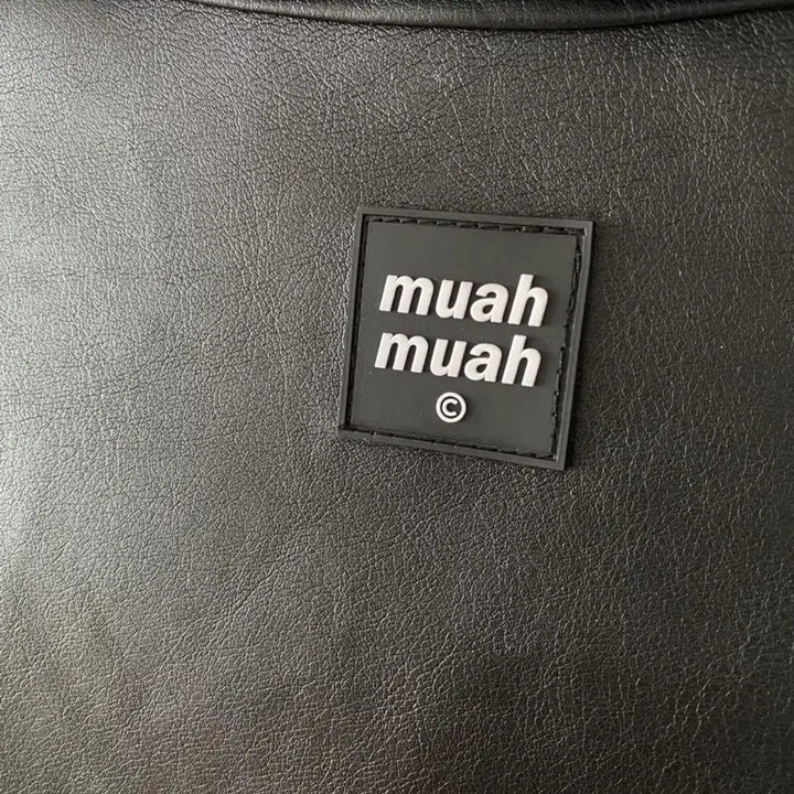 [BUNJANG] Muahmuah Faux Leather Jacket / 무아무아 레자자켓