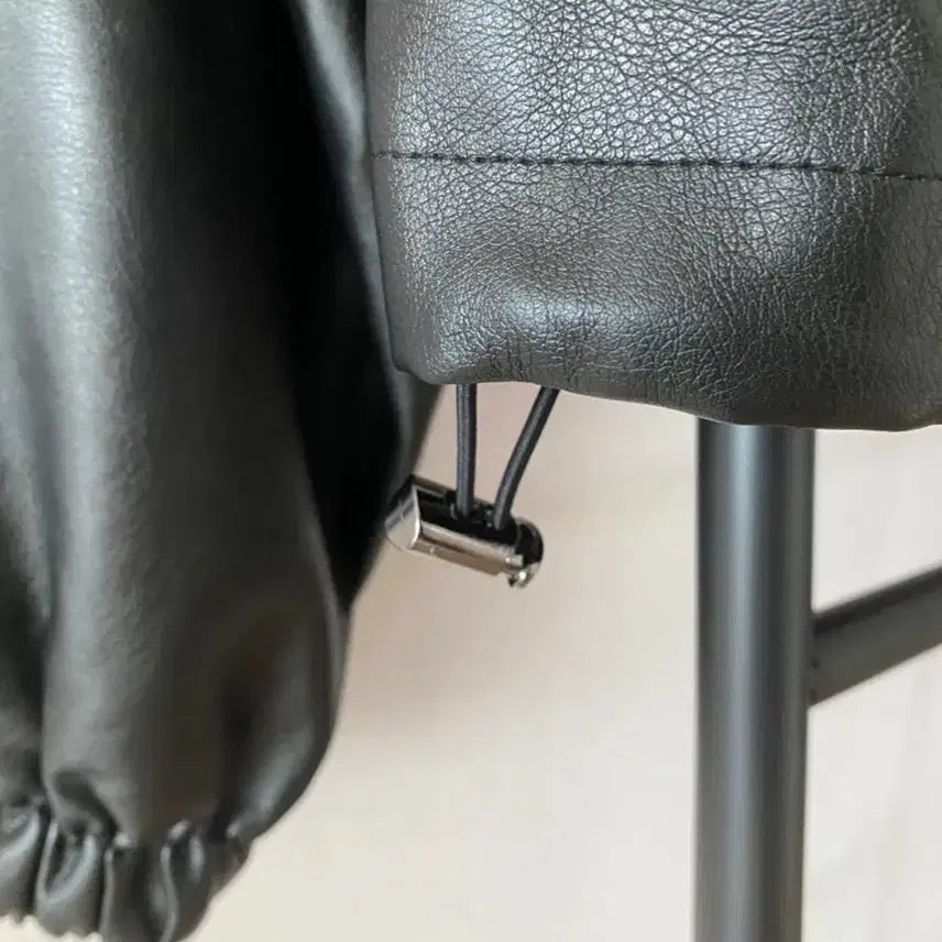 [BUNJANG] Muahmuah Faux Leather Jacket / 무아무아 레자자켓
