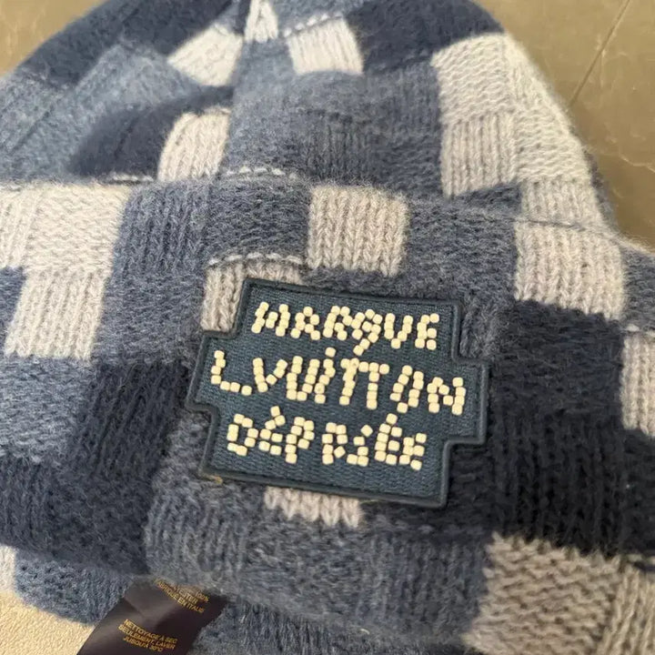 [BUNJANG] Louis Vuitton Damier Chunky Beanie / 루이비통 다미에 청키 비니