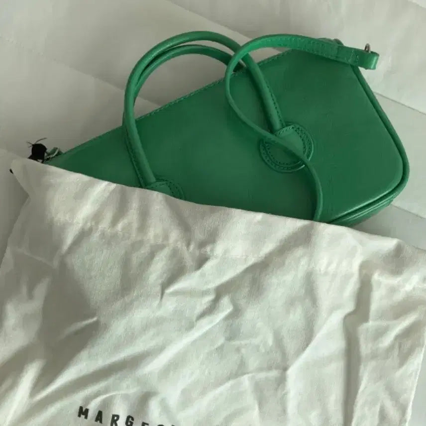 [BUNJANG] Magishwood Green Tote Bag Shoulder Bag / 마지셔우드 그린 토트백 숄더백