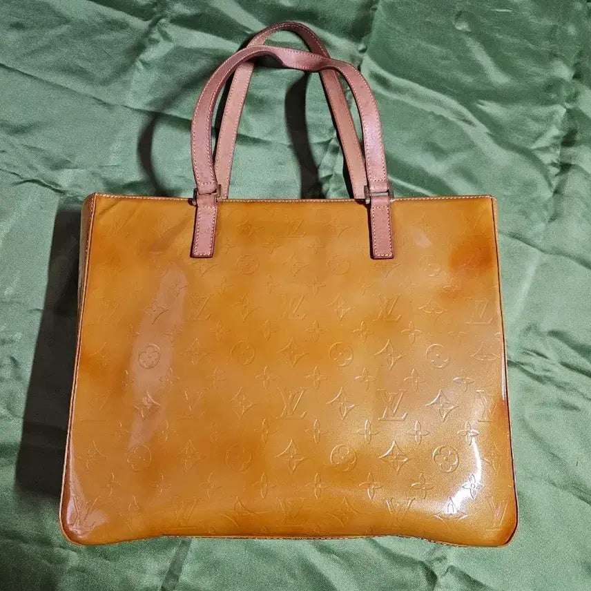 [BUNJANG] Louis Vuitton Vernis Yellow Tote Bag / 루이비통 베르니 옐로우 토트백