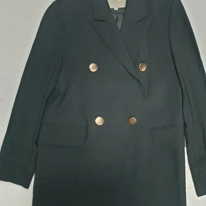 [BUNJANG] Maje Black Double-Button Jacket Size 1 / 마쥬 블랙 더블 버튼 자켓1사이즈