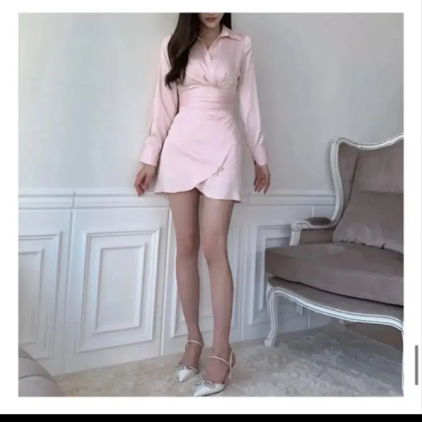 [BUNJANG] 새틴 미니 원피스 새제품 / 새틴 미니 원피스 새제품