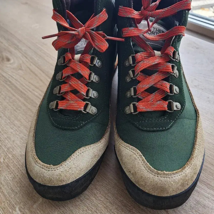 [SOLD OUT] 노스페이스 등산화 그린 오렌지 275