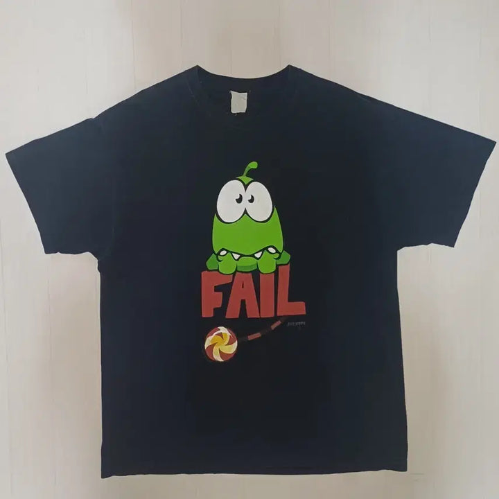 [BUNJANG] 10s Cut the Rope 프로모션 티셔츠 / 10s Cut the Rope 프로모션 티셔츠