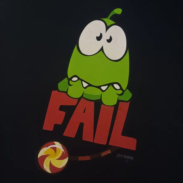 [BUNJANG] 10s Cut the Rope 프로모션 티셔츠 / 10s Cut the Rope 프로모션 티셔츠
