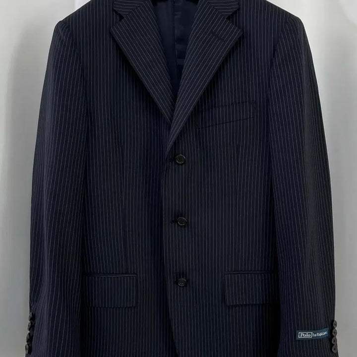 [BUNJANG] Polo Ralph Lauren Corneliani Italian Virgin Wool Pinstripe Suit Jacket / 폴로 랄프로렌 꼬르넬리아니 이태리 사르토 버진울 핀스트라이프 수트자켓