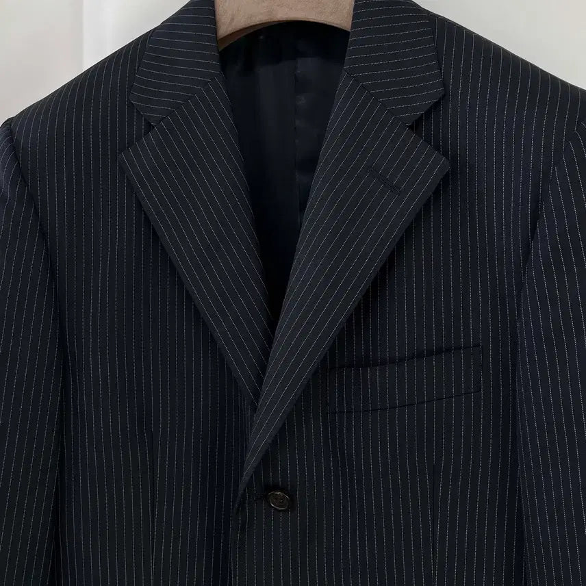 [BUNJANG] Polo Ralph Lauren Corneliani Italian Virgin Wool Pinstripe Suit Jacket / 폴로 랄프로렌 꼬르넬리아니 이태리 사르토 버진울 핀스트라이프 수트자켓