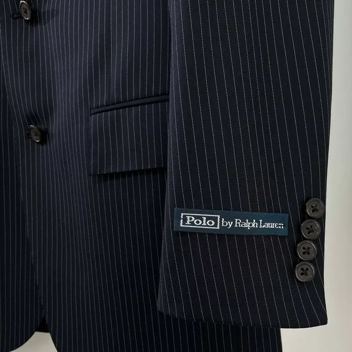 [BUNJANG] Polo Ralph Lauren Corneliani Italian Virgin Wool Pinstripe Suit Jacket / 폴로 랄프로렌 꼬르넬리아니 이태리 사르토 버진울 핀스트라이프 수트자켓
