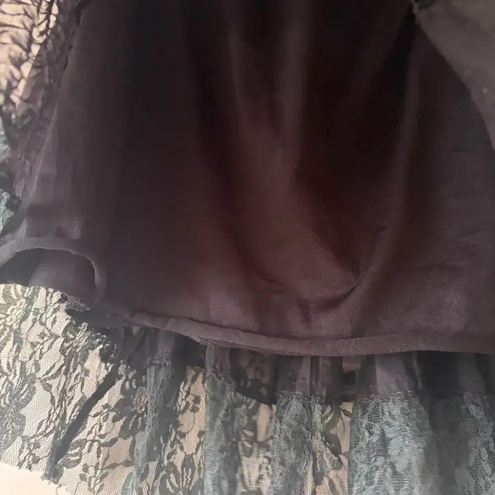 [BUNJANG] Skirts Lace Gothic Lolita Skirt / 스커트 지뢰계 멘헤라 레이스 고스로리
